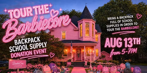 Tour the Barbiecore Donation Event 