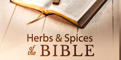 Herbs and Spices of the Bible--Library and 535 Connellsville St