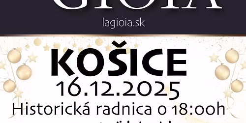 Viano\u010dn\u00fd koncert spojen\u00fd s krstom nov\u00e9ho CD v Ko\u0161iciach