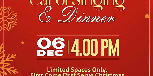 Christmas Carol & Dinner [Students Only]