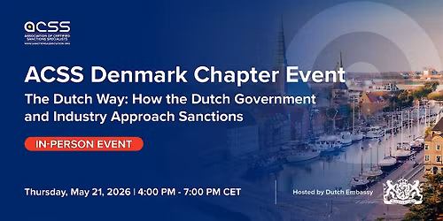 ACSS Denmark Chapter | The Dutch Way