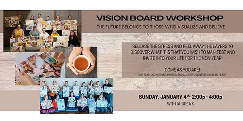 VISION BOARD WORKSHOP - Manifest your New Year!