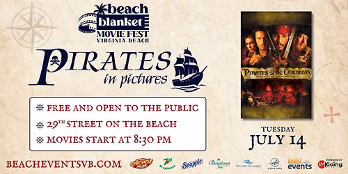 Beach Blanket Movie Fest | Pirates of the Caribbean: The Curse of the Black Pearl