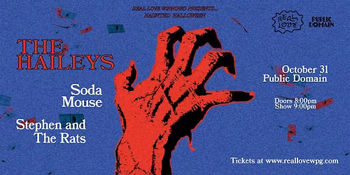 Haunted Halloween w\/The Haileys, Stephen & The Rats, Soda Mouse