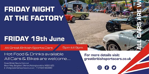Friday Night at the Factory - Great British Sports Cars.
