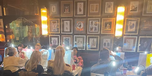 Painting party at Albero Lounge in Bedford