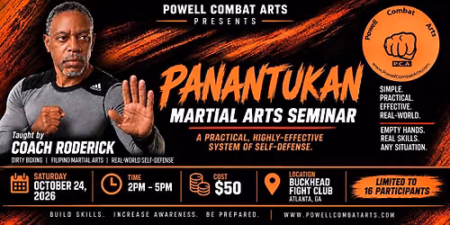 Panantukan Martial Arts Seminar