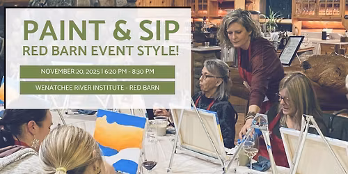 Paint and Sip: Red Barn Style!