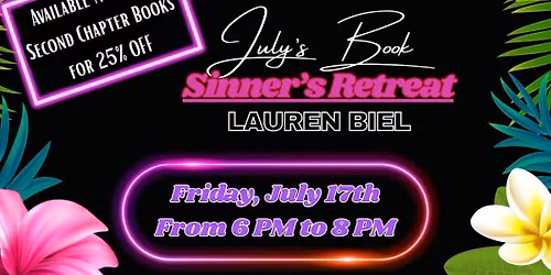 Tubmill Creek Literary Society July Book Club!