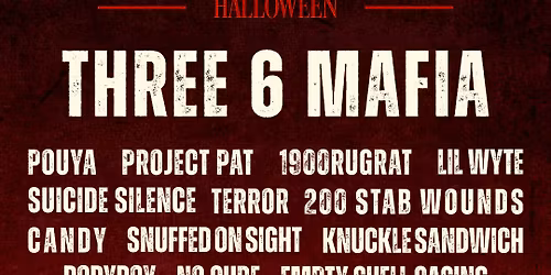 THREE 6 MAFIA + PROJECT PAT - CHICAGO, IL - THE REDEMPTION TOUR