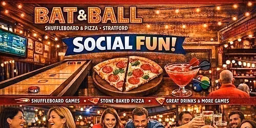 Shuffleboard Social Fun &amp; Pizza \u2013 Bat &amp; Ball Stratford