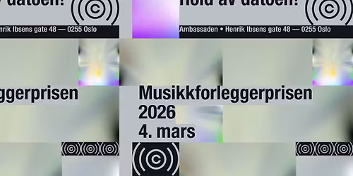 Musikkforleggerprisen 2026