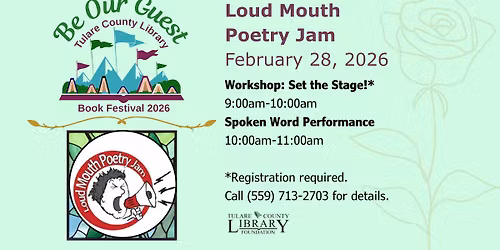 Loud Mouth Poetry Jam Workshop