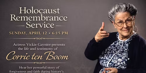 Yom HaShoah - Holocaust Remembrance Service with a Special Guest