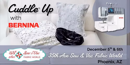 Cuddle\u00ae Up with Bernina 2-Day Workshop: Learn Sewing w\/Cuddle & Serging w\/BERNINA L8 Series Serger