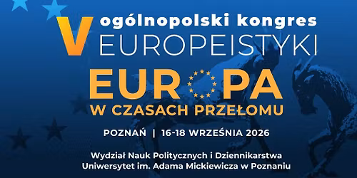 V Og\u00f3lnopolski Kongres Europeistyki 2026