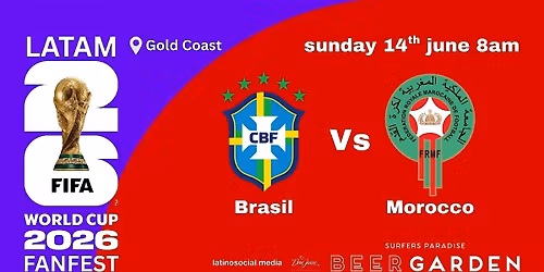 Brasil Vs Morocco FIFA World Cup 2026 Fanfest