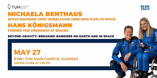 TUM Speakers Series x Michaela Benthaus & Hans K\u00f6nigsmann
