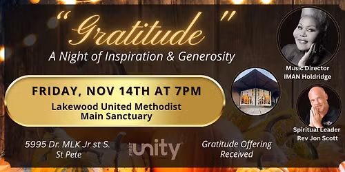 Gratitude: A Night of Inspiration and Generosity