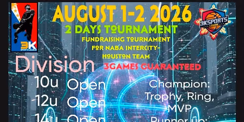 3K Sports - 2026 NABA Intercity Fundraising Basketball Tournament