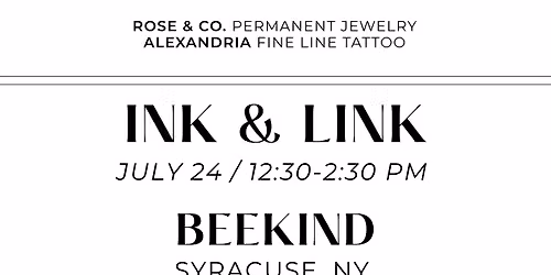 Link & ink @ BeeKind- Cuse