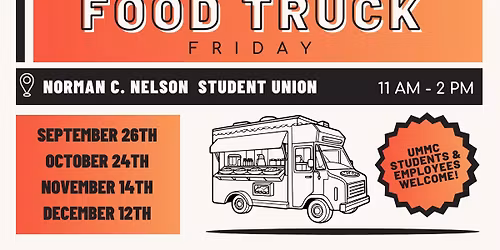 Food Truck Friday at the Student Union - November 14