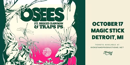 Osees ft. Brigid Dawson at the Magic Stick - Detroit, MI