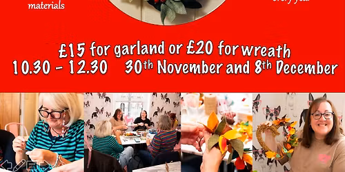 Felt Christmas Garland and Wreath making with Jen