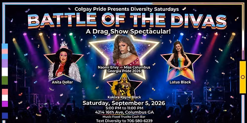 DIVERSITY SATURDAYS From Colgay Pride
