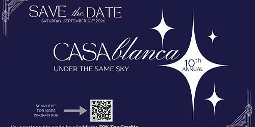 10th Annual CASAblanca Gala and Casino Night