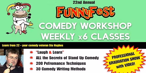 Stand Up Comedy WORKSHOP - 6 classes TUESDAY - Start November 25, 2025 - YYC \/ Calgary