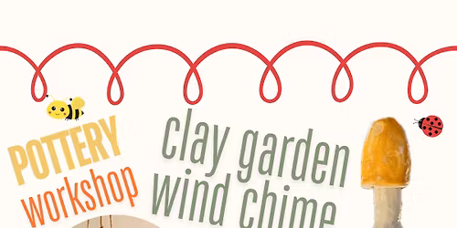 Ceramics - Mushroom Garden Wind Chime with Alicia van de Bor