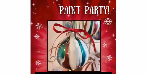 Holiday Ornaments Paint Pouring!