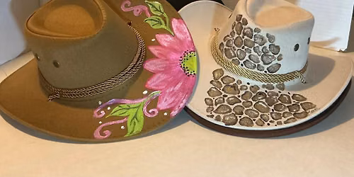 07\/11 - Painted Cowboy hat workshop