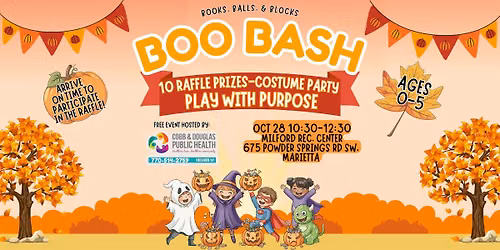 BOO BASH: Books, Balls & Blocks \u2014 Purposeful Play