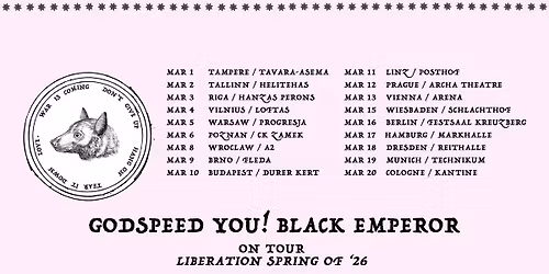 Godspeed You! Black Emperor Tour 2026 - Posthof Linz