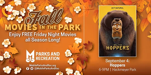 Fall Movies in the Park: Hoppers | FREE Community Event