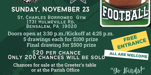 Eagles Tailgate Party