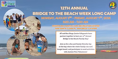 12th Annual Bridge to the Beach Week Long Camp