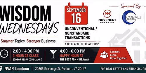 Wisdom Wednesdays: Unconventional & Nonstandard Real Estate Transactions