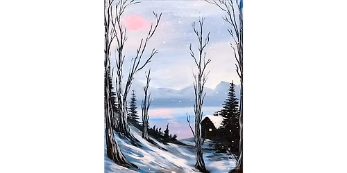 Cabin in the Frost - Paint and Sip in Houston | Classpop!\u2122