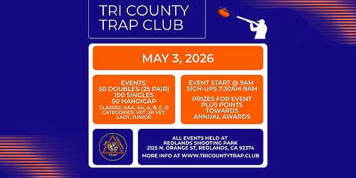 Tri County Trap Club \u2022 5\/3\/26