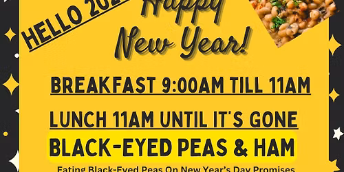 New Year\u2019s Day BREAKFAST & LUNCH