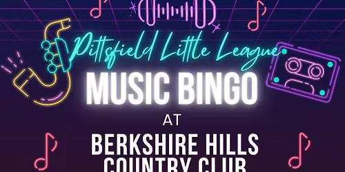 Pittsfield Little League Music Bingo