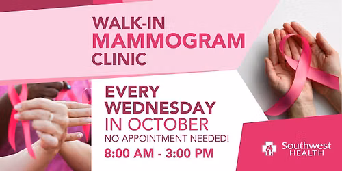 October Walk-in Mammogram Clinic