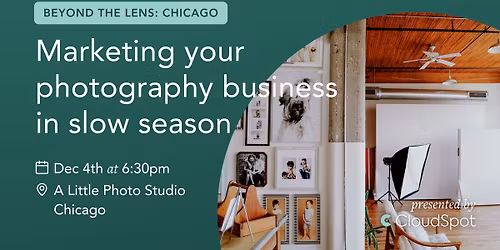 Marketing Your Photography Business in Slow Season