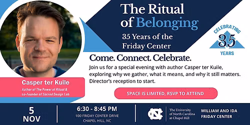 The Ritual of Belonging: 35 Years of the Friday Center