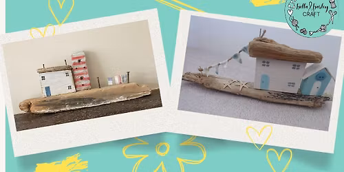 Wooden beach hut \/ cottage scene workshop