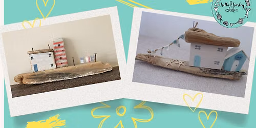Wooden beach hut \/ cottage scene workshop