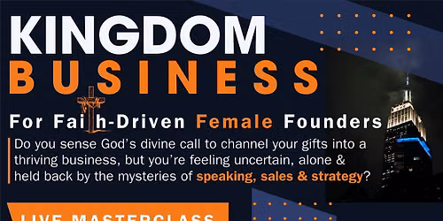 God Is My Boss: Launching a profitable business as a Woman of Faith